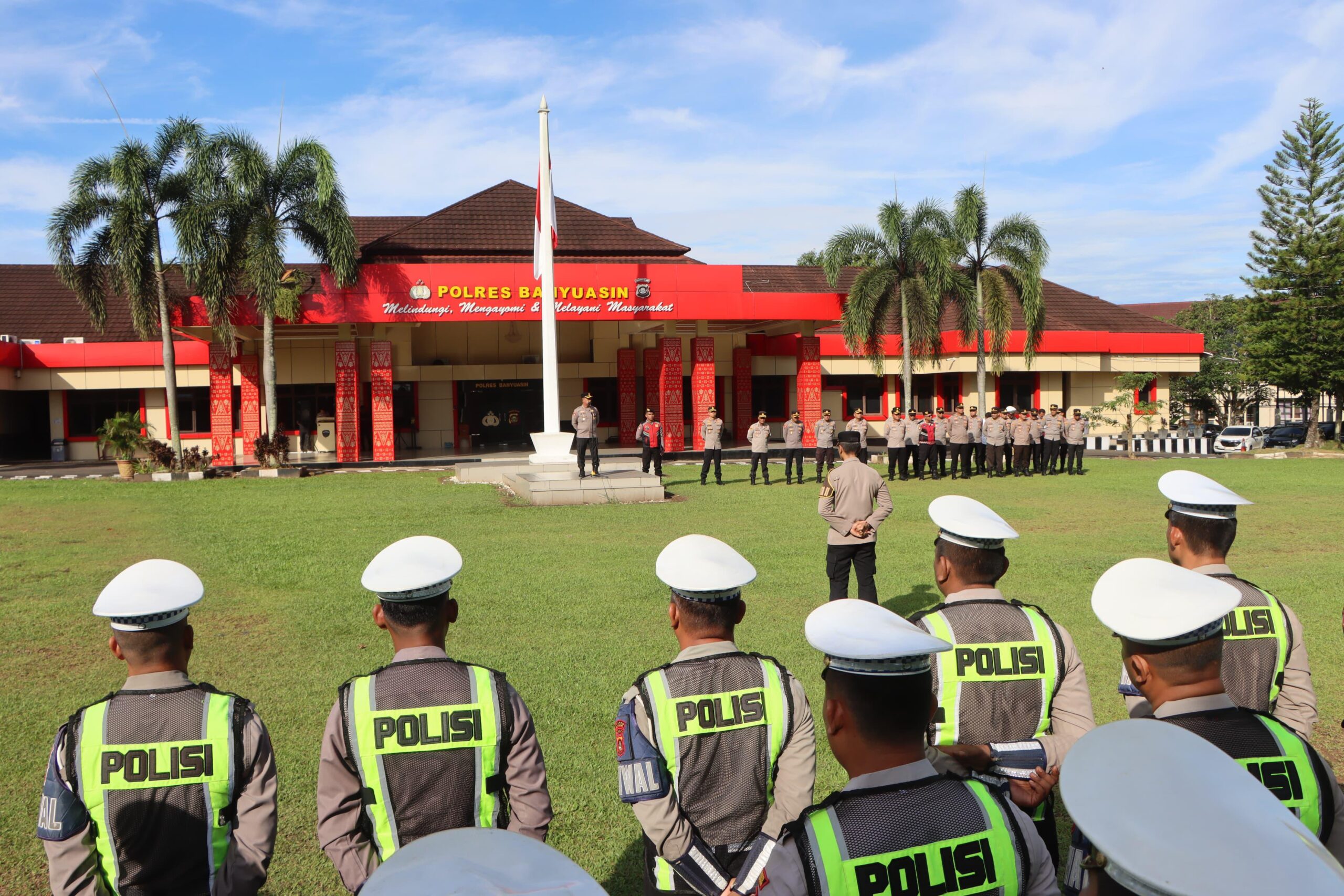 Terkait Tagline Kapolda Sumsel, Wakapolres Banyuasin Berikan Arahan Ini Untuk Personel